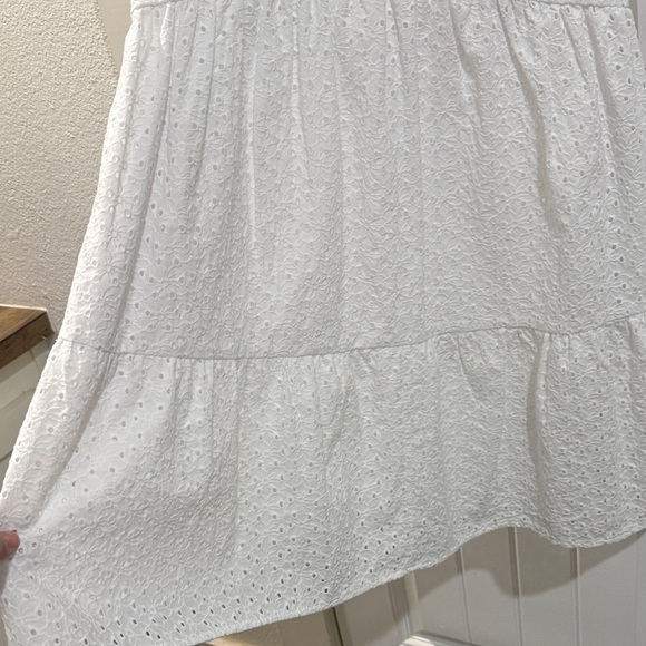 White Ruffled Dress - Picture 6 of 8